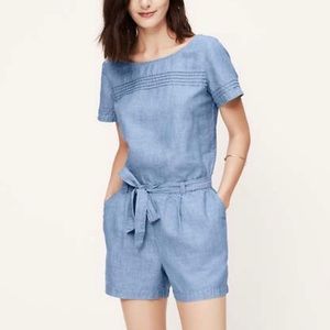 EUC LOFT Short Sleeve Romper